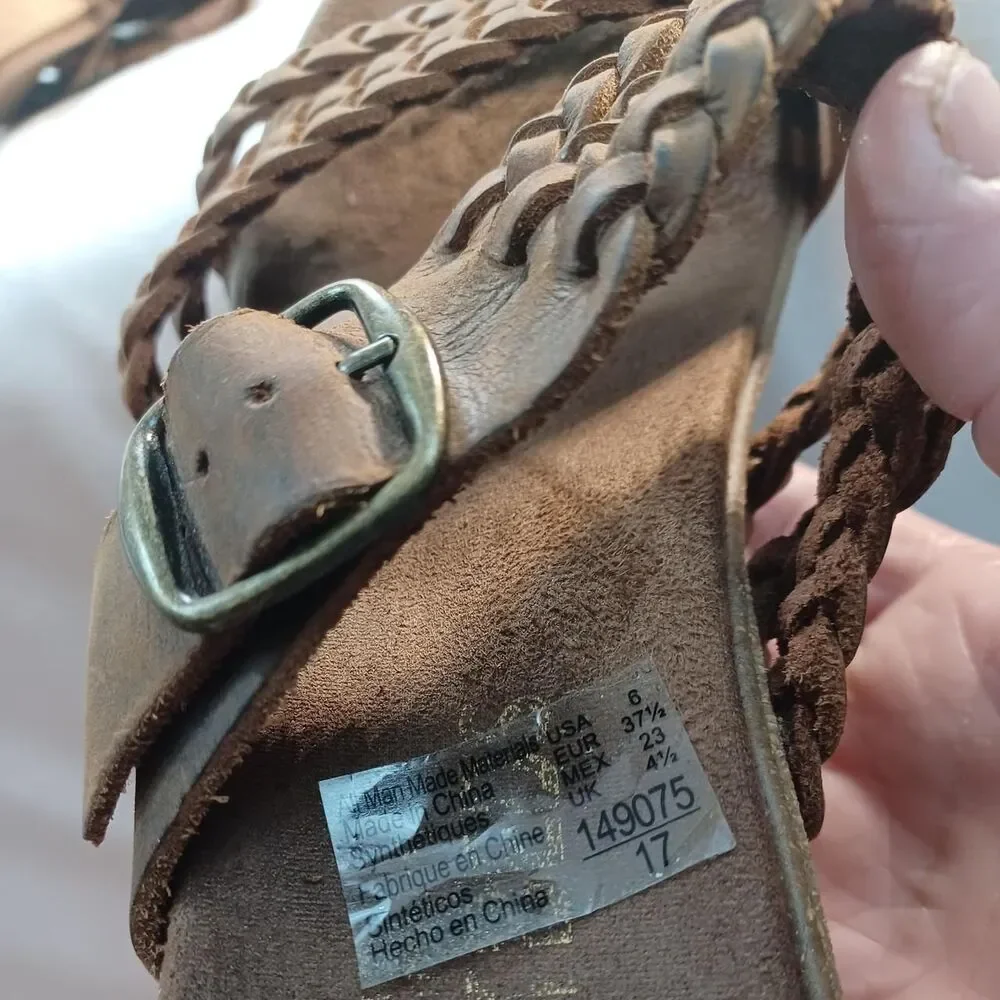 White-mountain Women's Brown and Tan Sandals